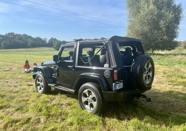 Jeep Wrangler cena 117500 przebieg: 132000, rok produkcji 2016 z Kalisz Pomorski małe 379